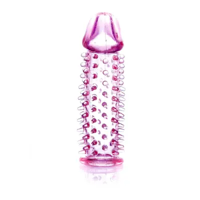 Penis Sleeve - рельефная насадка на пенис, (розовый)