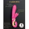 Gvibe Grabbit Mini - Уменьшенный вибратор для клитора и точки G с тремя моторами, 19 см (розовый)