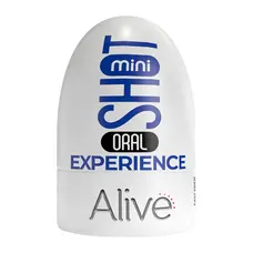 Alive Oral Experience Mini Masturbator - Мастурбатор, 8.5х5 см (синий)