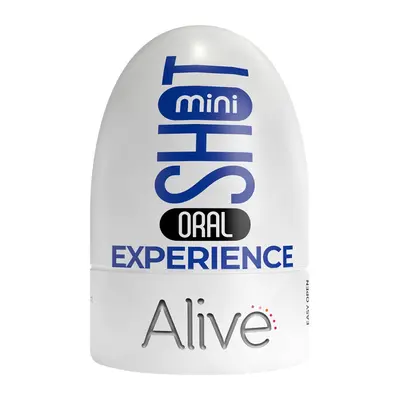 Alive Oral Experience Mini Masturbator - Мастурбатор, 8.5х5 см (синій)