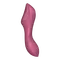 Satisfyer Curvy Trinity 3 - Вакуумний вібратор та стимулятор для точки G, 17.5х5.3 см (червоний)
