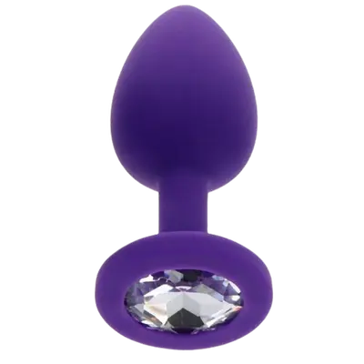 Toy Joy Small Diamond Booty Jewel - Пробка анальная, 7х2.5 (фиолетовая)