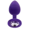 Toy Joy Small Diamond Booty Jewel - Пробка анальная, 7х2.5 (фиолетовая)