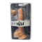 Get Real Dual Density Dildo 9 - Реалистичный фаллоимитатор, 16х4,7 см (телесный)