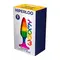Wooomy Hiperloo Silicone Rainbow Plug S - Анальная пробка, 9х2.4 см
