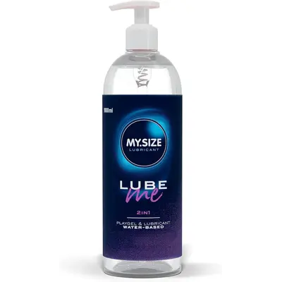My.Size Lube Me 2in1 - Лубрикант на водній основі, 1000 мл