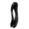 Satisfyer Candy Cane Black - Вибратор на палец, 11х3.5 см (чёрный)