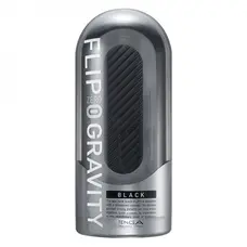 Tenga Flip Zero Gravity - Мастурбатор розкладний, 18х5 см (чорний)