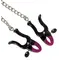 Bad Kitty Silicone Nipple Clamps - зажимы для сосков на цепочке, 52 см