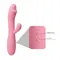 Pretty Love Snappy Vibrator Flesh - перезаряжаемый вибратор-кролик, 19.5х3.2 см (розовый)