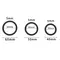 Ерекційні кільця Men's Play Set Cock Rings B7, 3 шт