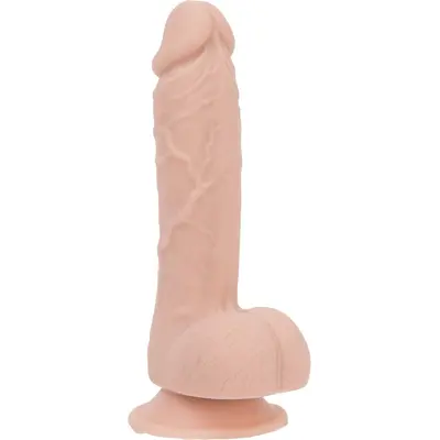 Addiction Mark 7.5" Dildo With Balls силиконовый фаллоимитатор с мошонкой и присоской, 19х3.8 см