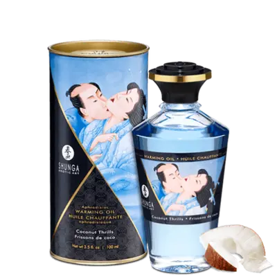 Збудлива Масажна Олія Aphrodisiac Warming Oil, 100 мл (кокосове хвилювання)