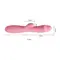 Pretty Love Snappy Vibrator Flesh - перезаряжаемый вибратор-кролик, 19.5х3.2 см (розовый)