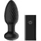 Nexus TORNADO Remote Control Rotating Butt Plug - Анальная пробка, 7,7х3,3 см (черный)