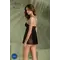 Пеньюар Passion KERRIA CHEMISE black, XXL/XXXL