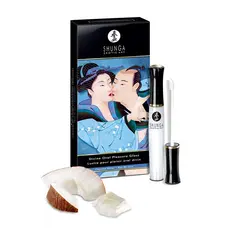 Shunga Oral Pleasure Coconut Water - стимулюючий блиск для губ (кокос), 10 мл