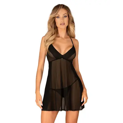 Пеньюар и трусики Obsessive Latinesa babydoll & thong XL/2XL