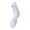Satisfyer Curvy Trinity 2 - Вакуумный клиторальный стимулятор и массажер для точки G, 16.8х3.8 см (фиолетовый)