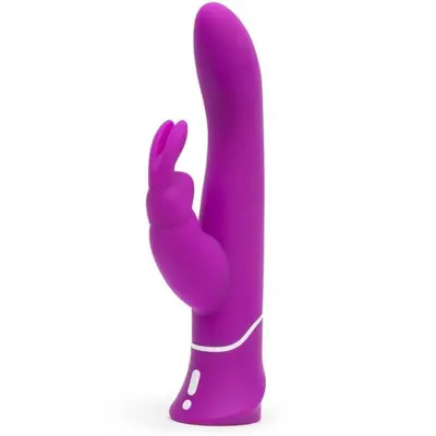 Happy Rabbit Curve Rabbit - перезаряжаемый вибратор кролик, 25.4х3.8 см (фиолетовый)