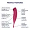 Satisfyer Twirling Pro+ - Точковий вібратор з вакуумною стимуляцією, 22.2х4 см (червоний)