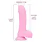 Фалоімітатор з ароматом жуйки - Toyz4lovers Delicious Dildo Bubble Gum, 18 см