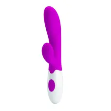 Pretty Love Alvis Vibrator Purple - Вибратор с толстым клиторальным отростком, 20х3.3 см (фиолетовый)