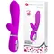 LyBaile Pretty Love Thomas Vibrator - Вибратор с клиторальным стимулятором, 20.5х4 см (фиолетовый)