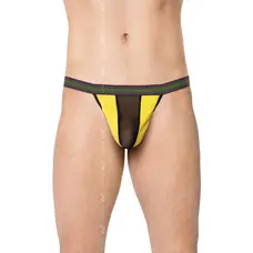 SoftLine Mens Thong 4529 - Чоловічі труси, S-L (жовтий)