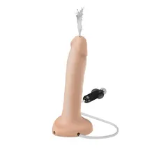 Фалоімітатор, що кінчає Strap-On-Me Squirting Cum Dildo L, 17 см