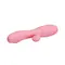 Pretty Love Snappy Vibrator Flesh - перезаряжаемый вибратор-кролик, 19.5х3.2 см (розовый)