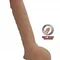 Get Real Dual Density Dildo 9 - Реалистичный фаллоимитатор, 16х4,7 см (телесный)