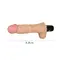 Reel Feel Flexi Vibrator Flesh 9 " - Реалсичный вибратор, 22 см (телесный)