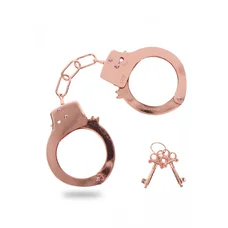 Toy Joy Rose Gold Fun Cuffs - Наручники металлические (розовое золото)