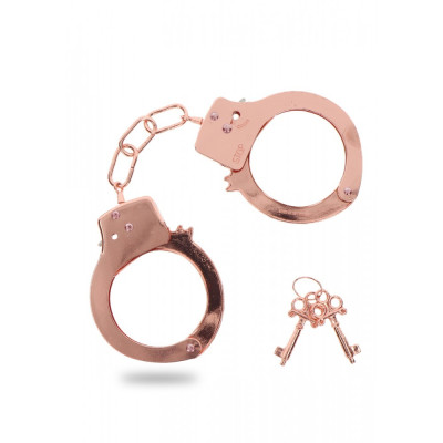 Toy Joy Rose Gold Fun Cuffs - Наручники металлические (розовое золото)
