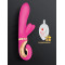 Gvibe Grabbit Mini - Уменьшенный вибратор для клитора и точки G с тремя моторами, 19 см (розовый)