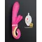 Gvibe Grabbit Mini - Уменьшенный вибратор для клитора и точки G с тремя моторами, 19 см (розовый)