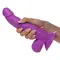 Pop Peckers 7.5" Dildo Purple - Фаллоимитатор, 21,5 см (фиолетовый)