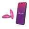 We-Vibe Ditto+ Cosmic Pink + Лубрикант 50 мл - Анальный смарт-вибратор, 8,8 см (розовый)