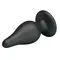 LyBaile - Pretty Love Sturdy Silicone Anal Plug - Анальна пробка, 15.4х5.5 см (чорна)
