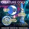 Creature Cocks Lord Kraken Tentacled Silicone Dildo - фантазийный фаллоимитатор Кракен, 21.1х5.1 (синий с золотым)