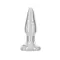 Pillow Talk Fancy Luxurious Glass Anal Plug - Стеклянная анальная пробка, 10.1х3 см