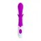 LyBaile Pretty Love Butterfly Kiss Vibrator - вібратор кролик з метеликом та 30 режимами, 19.9х3.1 см (фіолетовий)