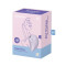 Satisfyer Pearl Diver - Вакуумный клиторальный стимулятор в виде ракушки, 9.1х5.1 см (фиолетовый)