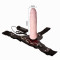 Страпон с вибрацией Baile Jessica Belt Strap On Flesh, 19 см