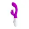 LyBaile Pretty Love Butterfly Kiss Vibrator - вібратор кролик з метеликом та 30 режимами, 19.9х3.1 см (фіолетовий)
