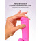Gvibe Grabbit Mini - Уменьшенный вибратор для клитора и точки G с тремя моторами, 19 см (розовый)