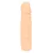 Nature Skin Sleeve With Bullet - Удлиняющая насадка на пенис, +до 3.8 см (телесный)