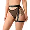 Art of Sex Petra - Гартер на ногу, XS-2XL (чорний)