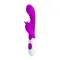 LyBaile Pretty Love Butterfly Kiss Vibrator - вібратор кролик з метеликом та 30 режимами, 19.9х3.1 см (фіолетовий)